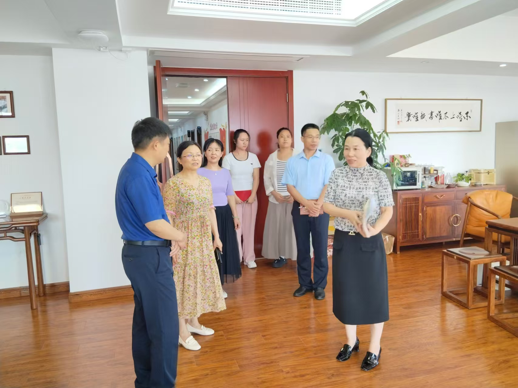 郾城区委社工部领导莅临我所调研指导